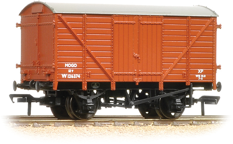 Bachmann 37-780 Great Western Railway 12T 'Mogo' Van British Railways Bauxite W126374 Image
