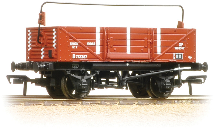 Bachmann 37-879 British Railways 12T 'Shocbar VB' Shock Open Wagon British Rail Bauxite B722387 Image