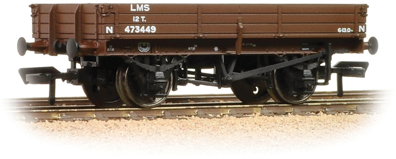 Bachmann 37-932 3 Plank Wagon London, Midland & Scottish Railway Image