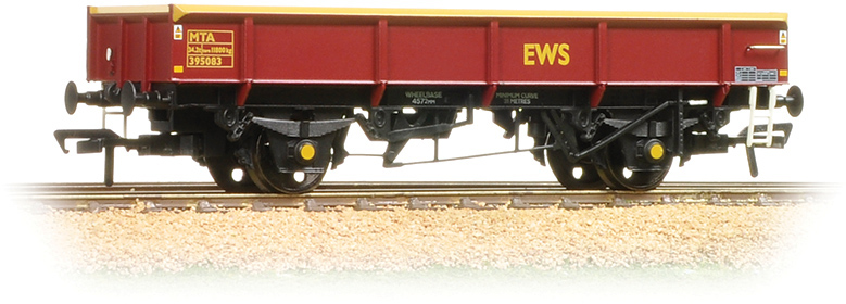 Bachmann 38-052 British Rail MTA Open Ballast English, Welsh & Scottish Railway Maroon & Yellow 395083 Image