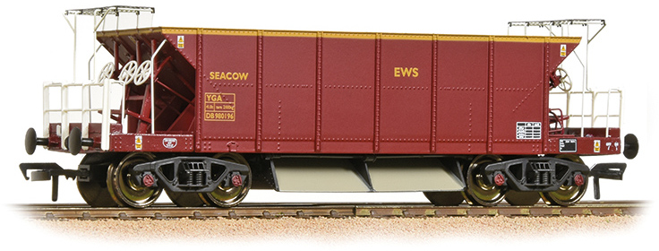 Bachmann 38-132B British Rail YGA/YGB 'Seacow' Bogie Ballast English, Welsh & Scottish Railway Maroon & Yellow DB980220 Image