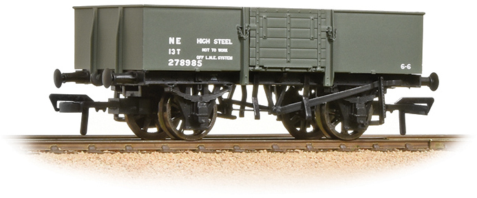 Bachmann 38-329A London & North Eastern Railway 13T Steel High Sided Open London & North Eastern Railway Grey 278985 Image