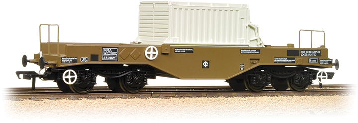 Bachmann 38-346A Nuclear Flask Wagon British Rail Image