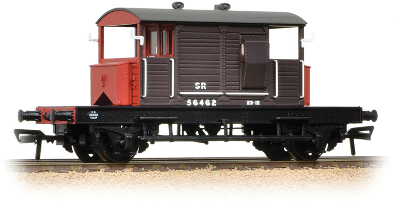 Bachmann 38-400A Southern Railway 25t 'Pill Box' Brake Van Southern Railway Brown 56462 Image