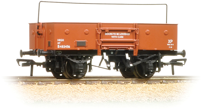 Bachmann 38-450A London & North Eastern Railway 13T Steel High Sided Open with Highbar British Railways Bauxite B483456 Image