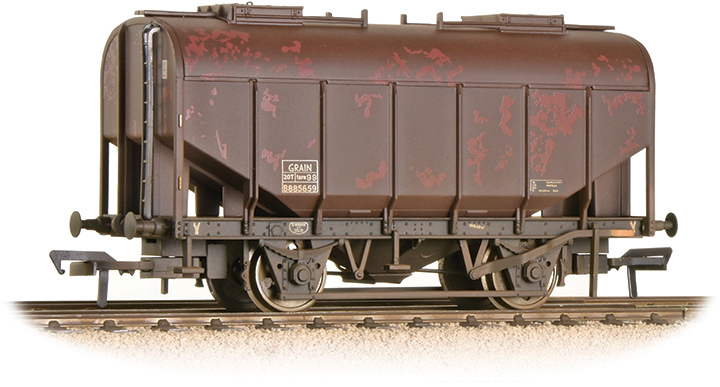 Bachmann 38-602A British Railways 21T Grain Hopper British Railways Bauxite B885659 Image