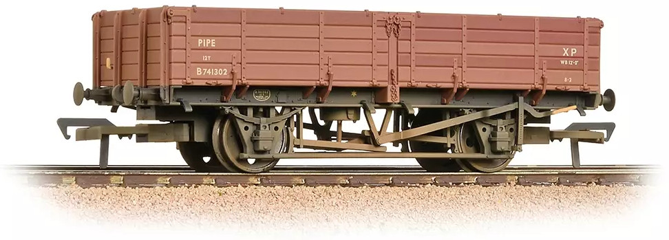 Bachmann 38-700A British Railways 12T Pipe Wagon British Railways Bauxite B741302 Image