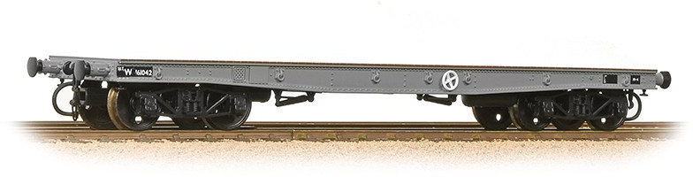 Bachmann 38-727 War Department 50T 'Warflat' Bogie Wagon British Railways Grey 161042 Image