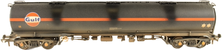 Bachmann 38-114Z British Rail TEA 100T+ Bogie Tank Gulf Oil Corporation Black GP628 Image