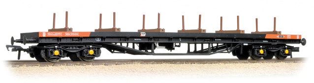Bachmann 38-150A British Rail BDA/BDO/BDV Bogie Bolster D Loadhaul Limited Black & Orange 950380 Image