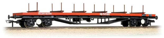 Bachmann 38-151A British Rail BDA/BDO/BDV Bogie Bolster D British Rail Railfreight Red 951163 Image