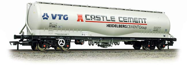 Bachmann 38-201A British Rail JPA Bogie Cement VTG Rail UK Limited Castle Cement VTG12459 Image