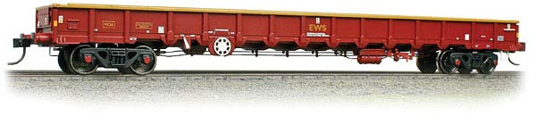 Bachmann 38-245 British Rail MOA 'Megabox' Bogie Open English, Welsh & Scottish Railway Maroon & Yellow 500327 Image
