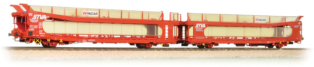 Bachmann 38-250 British Rail IPA Car Transporter STVA Red 23 87 4392 692-1 Image