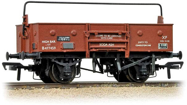 Bachmann 38-452 London & North Eastern Railway 13T Steel High Sided Open with Highbar British Railways Bauxite B476496 Image