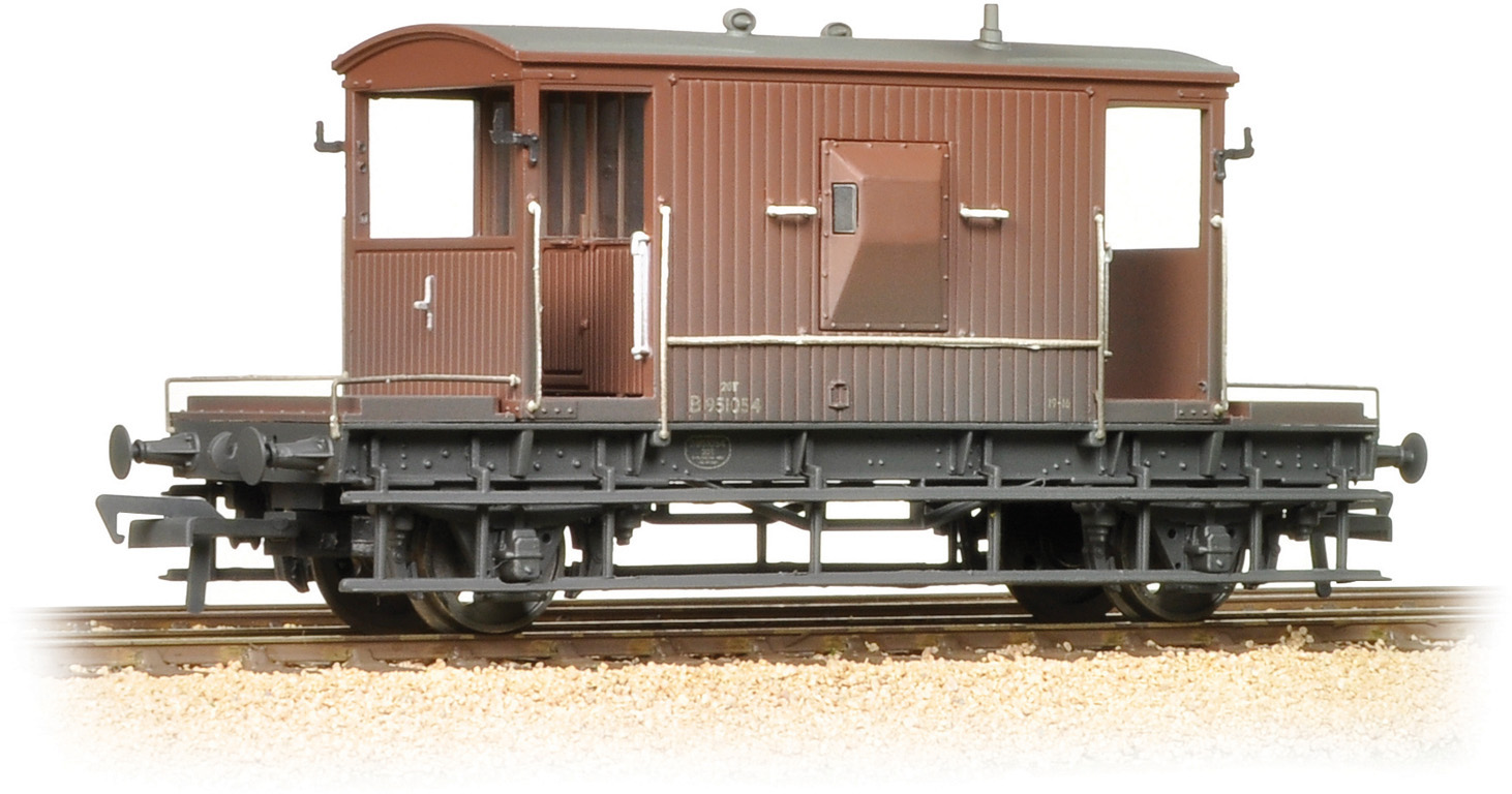 Bachmann 37-531 London & North Eastern Railway 20t 16ft Brake Van British Railways Bauxite B951054 Image