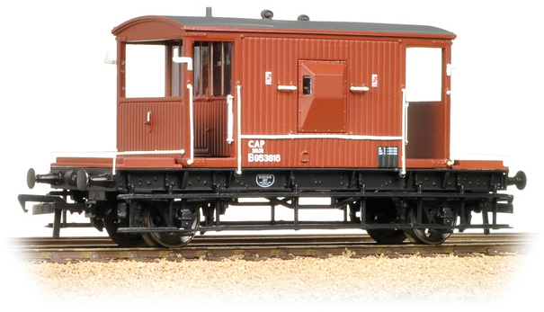 Bachmann 37-532 London & North Eastern Railway 20t 16ft Brake Van British Rail Bauxite B953816 Image