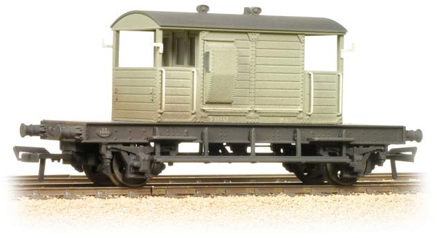 Bachmann 38-401A Southern Railway 25t 'Pill Box' Brake Van British Railways Grey S55982 Image