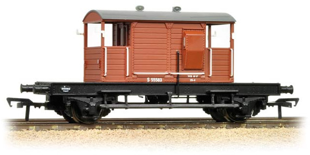 Bachmann 38-402A Southern Railway 25t 'Pill Box' Brake Van British Railways Bauxite S55581 Image
