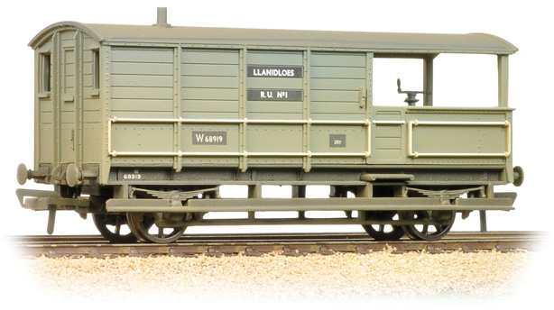 Bachmann 33-308 Great Western Railway 20t 'Toad' Brake Van British Railways Grey W68919 Image