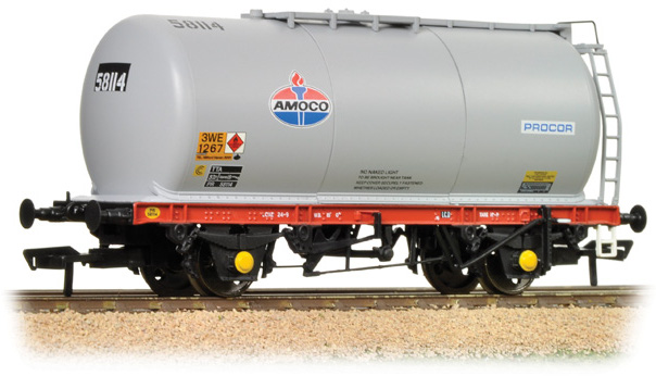 Bachmann 37-585 British Rail TTA 40-49t GLW 'Monobloc' Tank Procor Limited Amoco Corporation Grey PR58114 Image