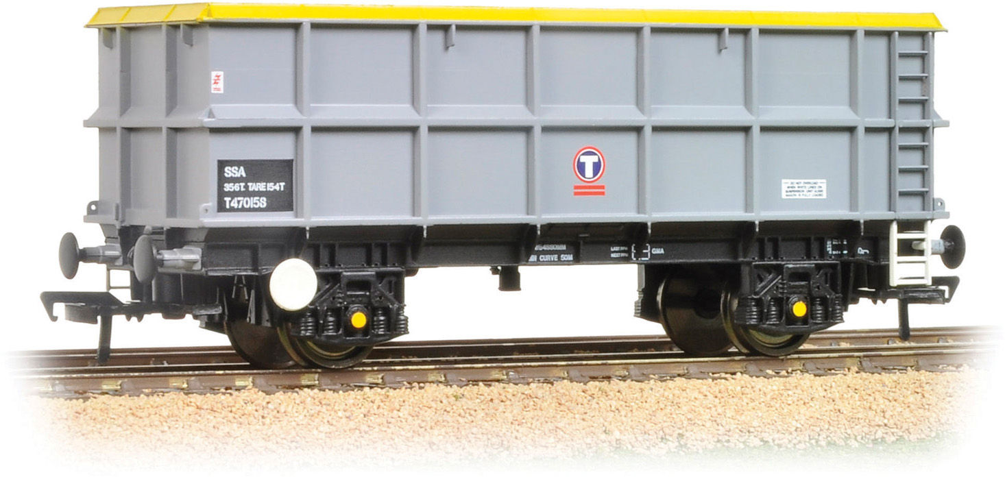 Bachmann 33-437 British Rail SSA (ex-POA) Scrap Metal Transrail Freight Grey T470158 Image