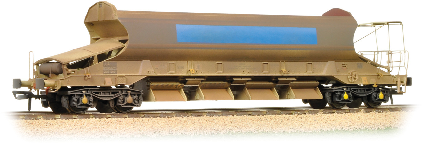 Bachmann 38-212B British Rail JJA Bogie Auto-ballaster Railtrack Buff & Blue Image