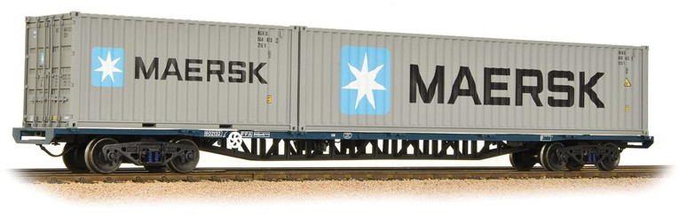 Bachmann 38-628 British Rail FFA/FGA/FGB Freightliner British Rail Railfreight Image