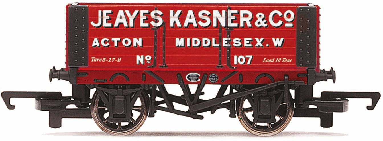 Hornby R6815 6 Plank Wagon Jeayes Kasner & Company 107 Image