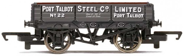Hornby R6739 3 Plank Wagon Port Talbot Steel Company Limited 22 Image