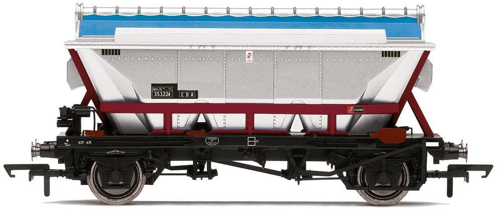 Hornby R6708 British Rail CDA Covered China Clay British Rail Railfreight Red 353224 Image