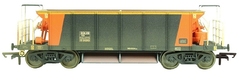 Hornby R6330C British Rail YGH 'Sealion' Bogie Ballast Loadhaul Limited Black & Orange DB892584 Image