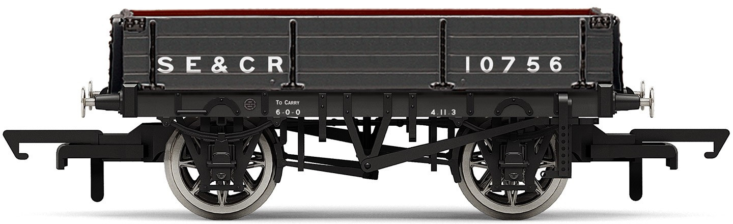 Hornby R6858 3 Plank Wagon South Eastern & Chatham Railway 10756 Image