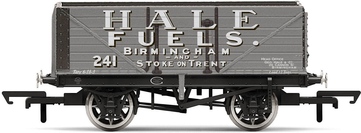 Hornby R6874 7 Plank Wagon Hale Fuels 241 Image
