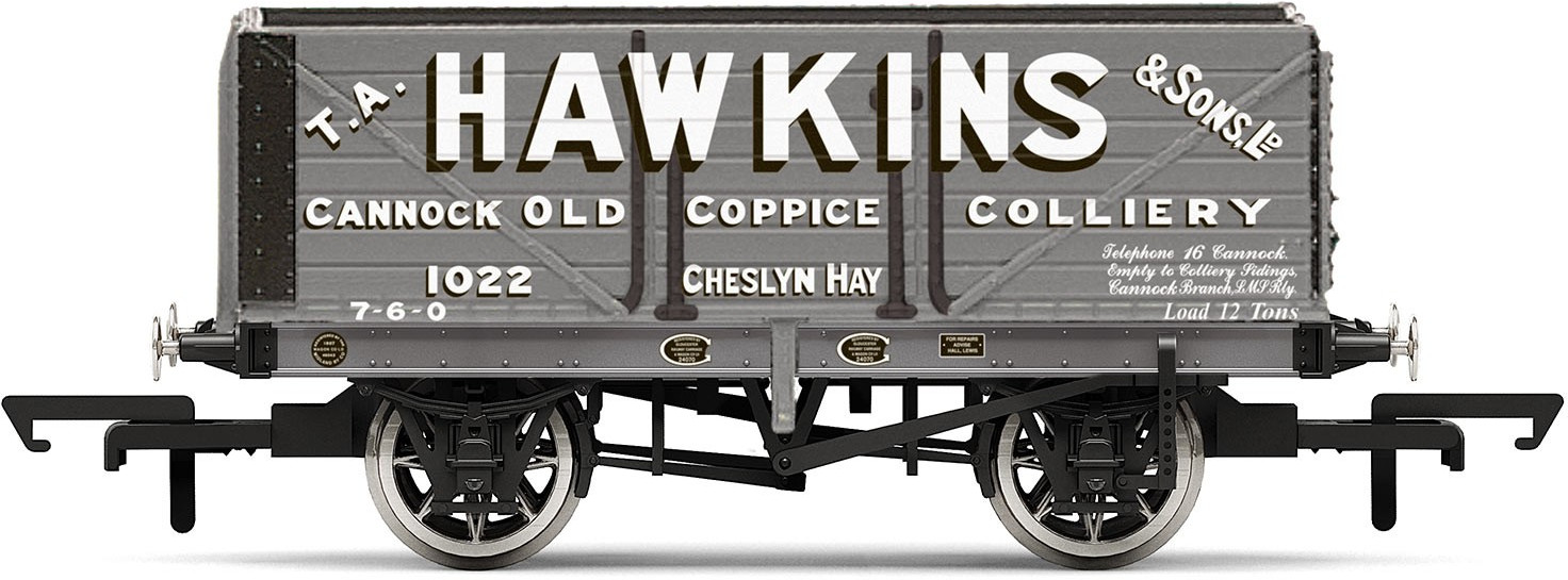 Hornby R6875 7 Plank Wagon T. A. Hawkins & Sons Limited 1022 Image