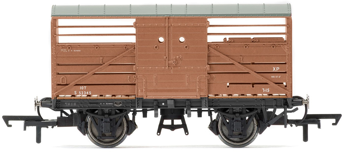 Hornby R6840 Cattle Wagon British Railways S52345 Image