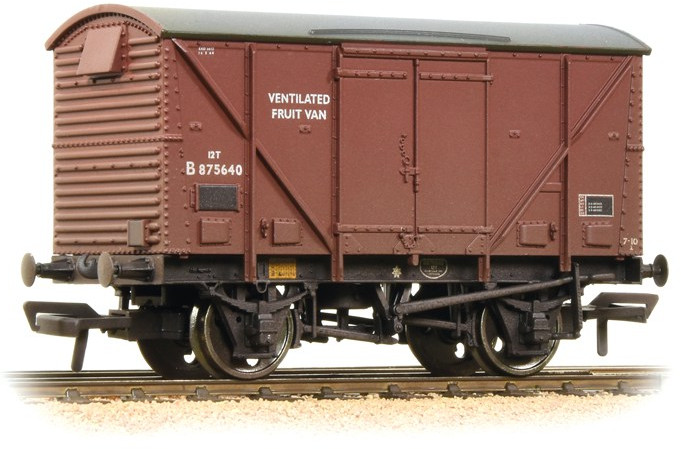 Bachmann 38-183A British Railways Plywood Fruit Van British Railways Bauxite B875640 Image