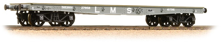 Bachmann 38-741 War Department 40t 'Parrot' Bogie Wagon London, Midland & Scottish Railway Grey 279158 Image