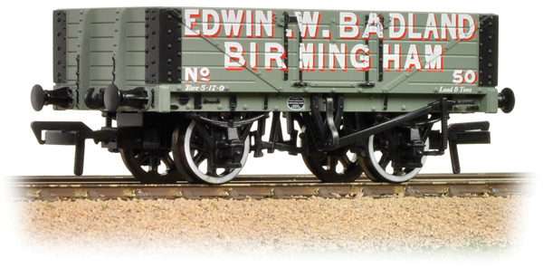 Bachmann 37-062A 5 Plank Wagon Edwin W. Badland 50 Image