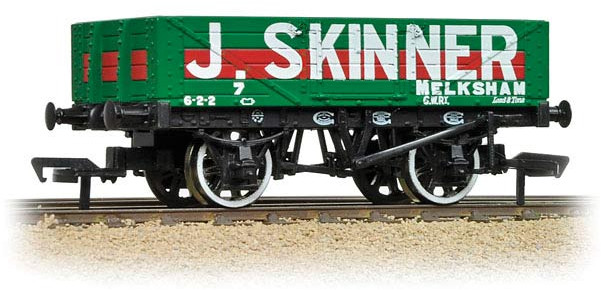 Bachmann 37-063 British Railways 5 Plank Wagon J. Skinner Green 7 Image