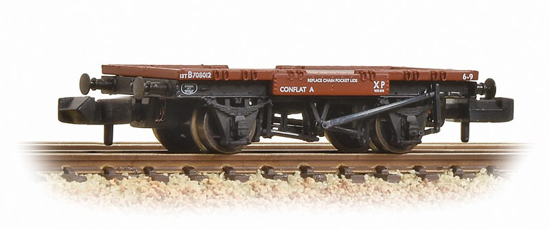 Graham Farish 377-329 British Rail FAV Conflat A British Railways Bauxite B708012 Image