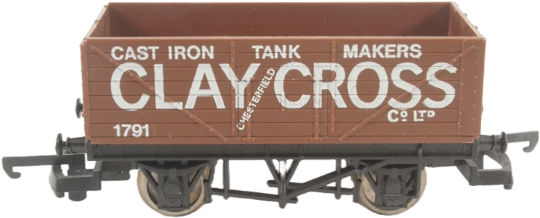 Bachmann 37-079U British Railways 7 Plank Wagon Clay Cross Company Brown 1273 Image