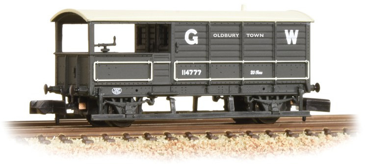 Graham Farish 377-375D Great Western Railway 20t 'Toad' Brake Van Great Western Railway Grey 114777 Image