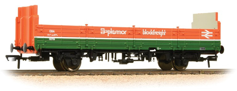 Graham Farish 373-627D British Rail OAA/OBA Dropside Open British Rail Railfreight Plasmor Blockfreight 110719 Image