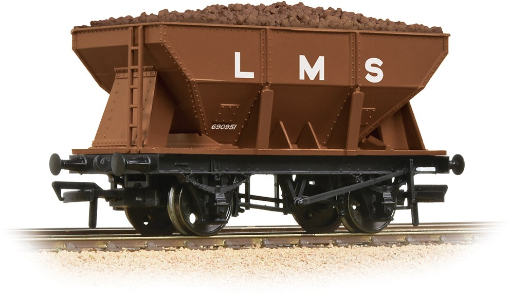Bachmann 37-509 British Railways 24T Ore Hopper London, Midland & Scottish Railway Bauxite 690951 Image
