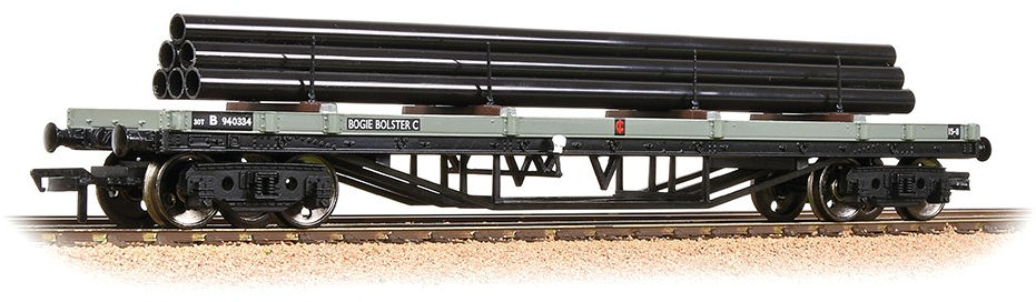 Bachmann 33-929C Great Western Railway 'Macaw B' Bogie Bolster British Railways Grey B940334 Image