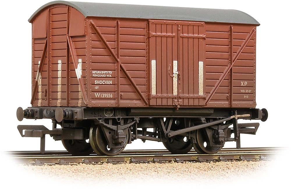 Bachmann 37-902B Great Western Railway Shock-Absorbing Van British Railways Bauxite W139556 Image