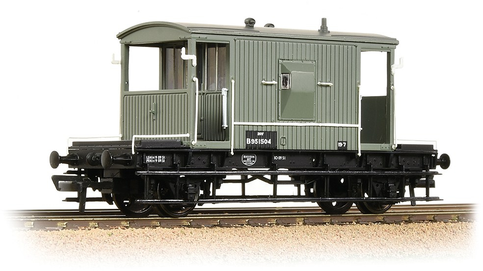 Bachmann 37-528D London & North Eastern Railway 20t 16ft Brake Van British Railways Grey B951504 Image