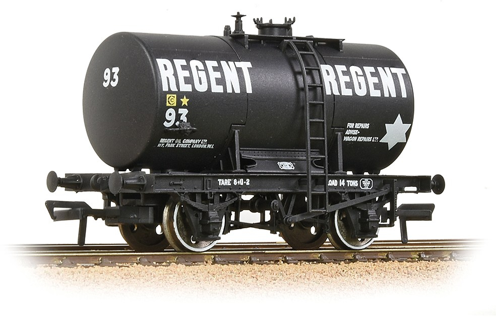 Bachmann 38-780 British Railways Anchor-Mounted Tank Regent Oil Company Limited Black 93 Image