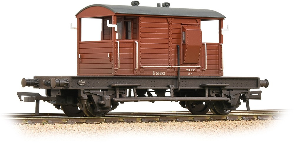 Bachmann 38-402B Southern Railway 25t 'Pill Box' Brake Van British Railways Bauxite S55583 Image